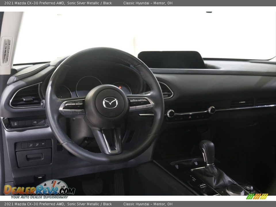 2021 Mazda CX-30 Preferred AWD Sonic Silver Metallic / Black Photo #6