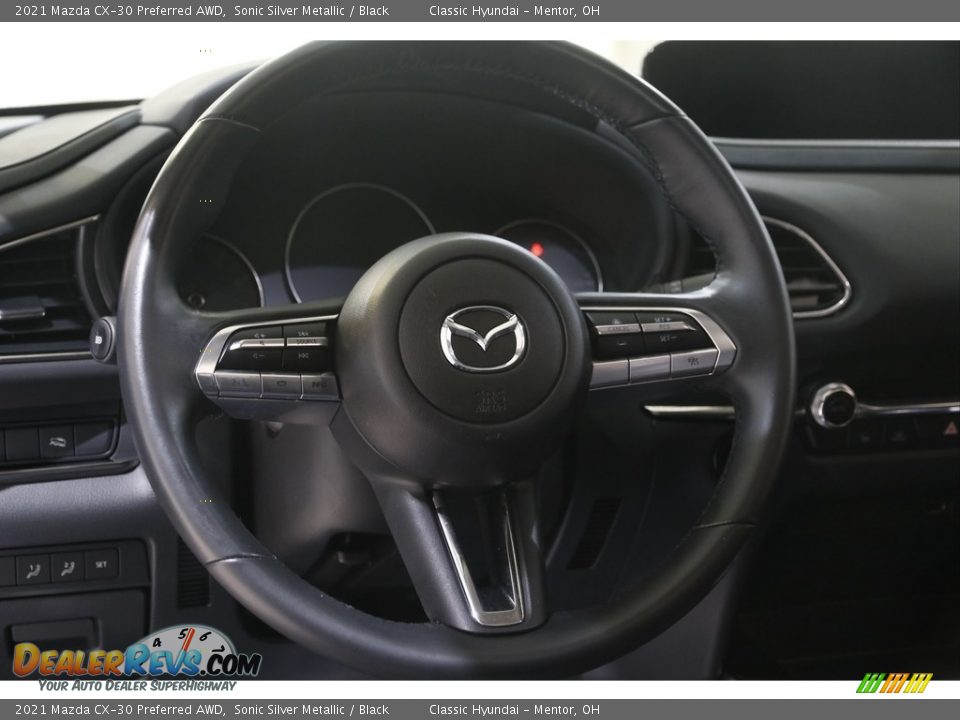 2021 Mazda CX-30 Preferred AWD Sonic Silver Metallic / Black Photo #7
