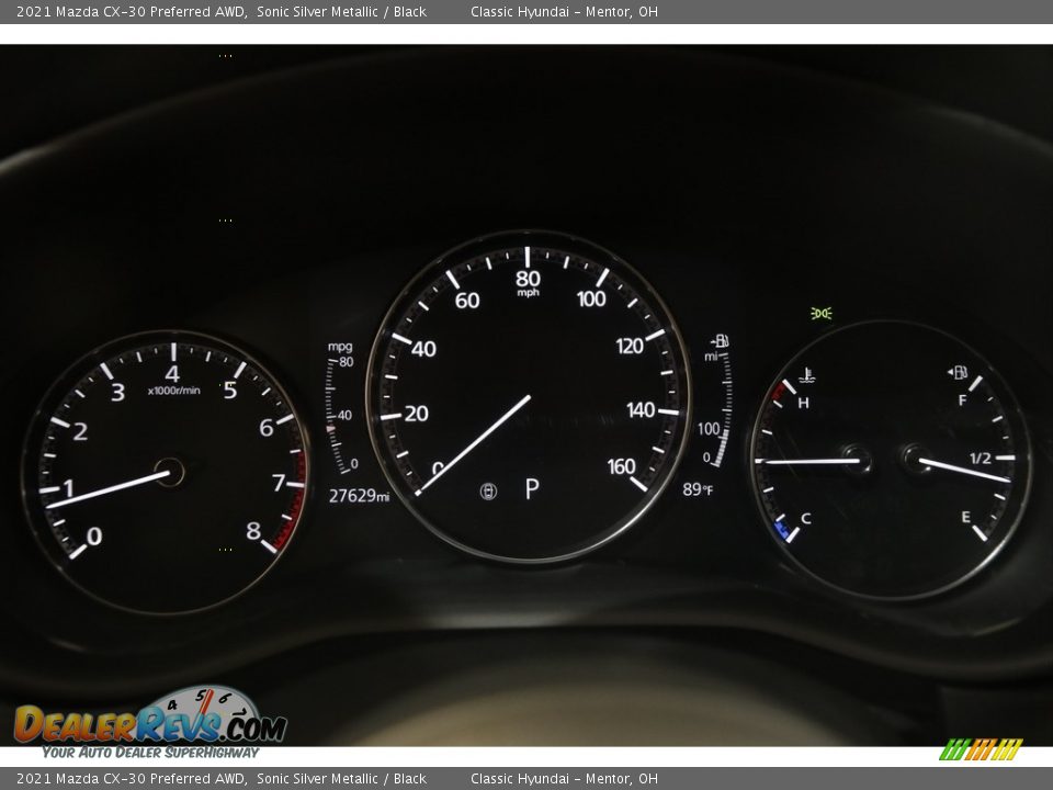 2021 Mazda CX-30 Preferred AWD Sonic Silver Metallic / Black Photo #8