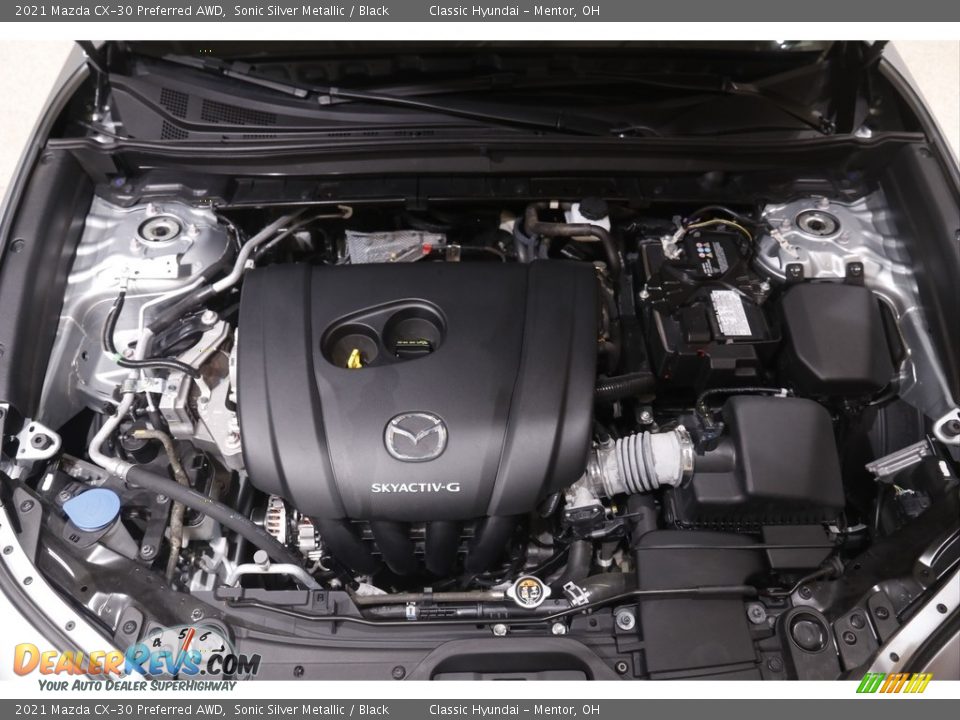 2021 Mazda CX-30 Preferred AWD Sonic Silver Metallic / Black Photo #19