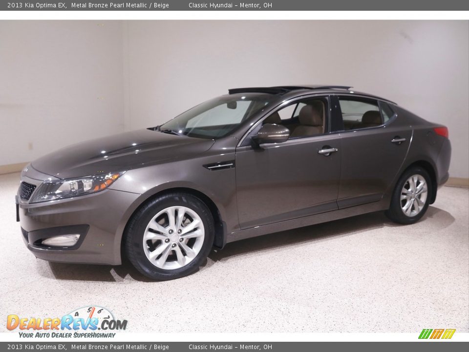 2013 Kia Optima EX Metal Bronze Pearl Metallic / Beige Photo #3