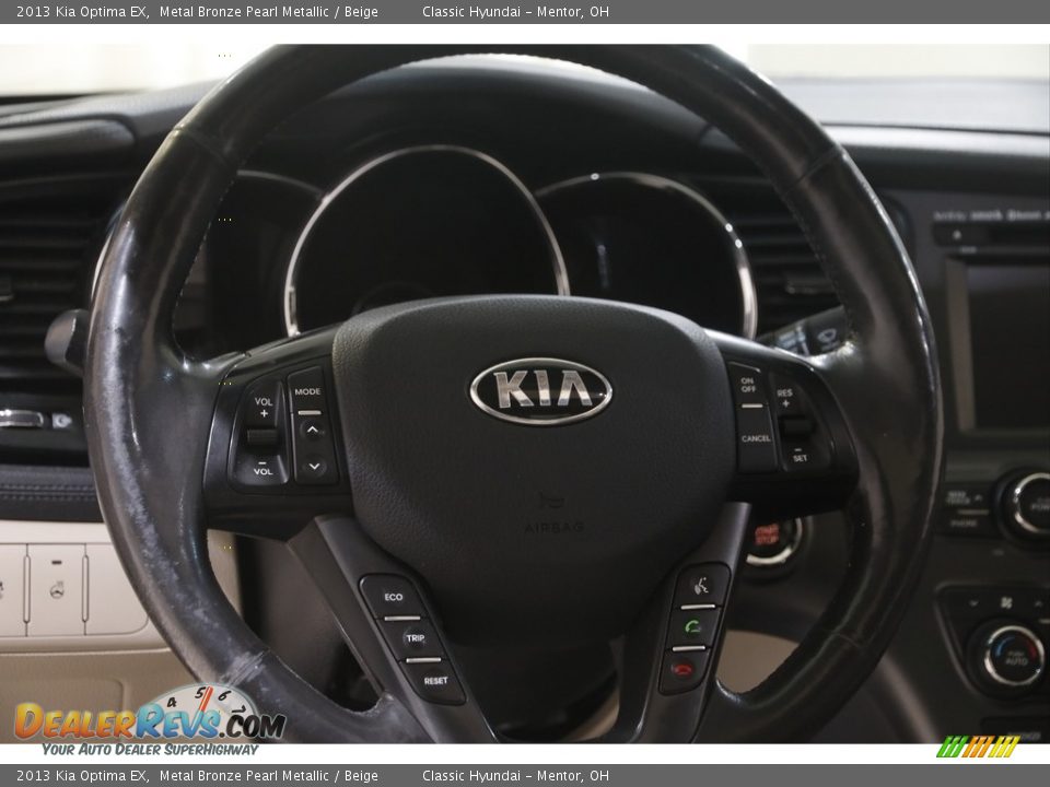 2013 Kia Optima EX Metal Bronze Pearl Metallic / Beige Photo #7