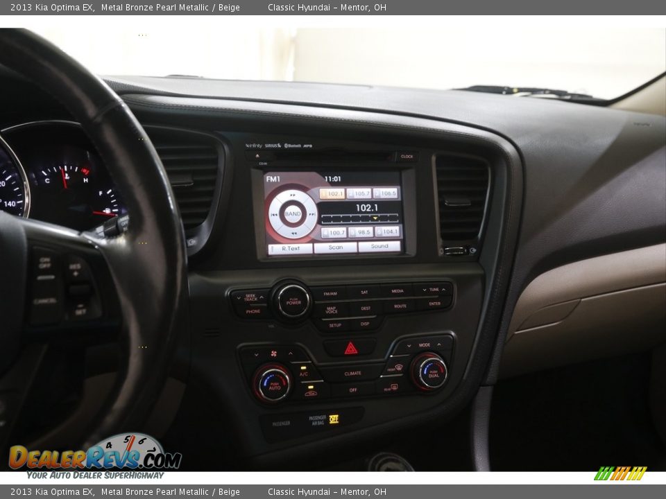 2013 Kia Optima EX Metal Bronze Pearl Metallic / Beige Photo #9