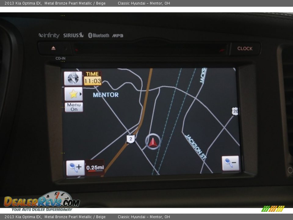 2013 Kia Optima EX Metal Bronze Pearl Metallic / Beige Photo #11