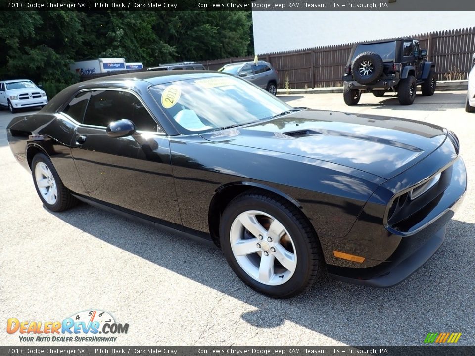 2013 Dodge Challenger SXT Pitch Black / Dark Slate Gray Photo #8