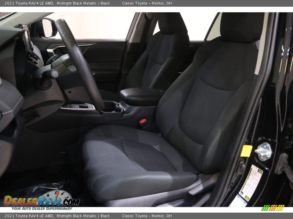 2021 Toyota RAV4 LE AWD Midnight Black Metallic / Black Photo #5