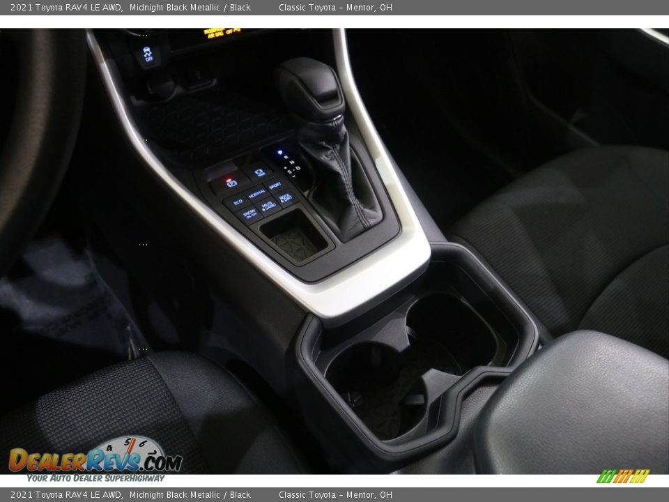 2021 Toyota RAV4 LE AWD Midnight Black Metallic / Black Photo #12