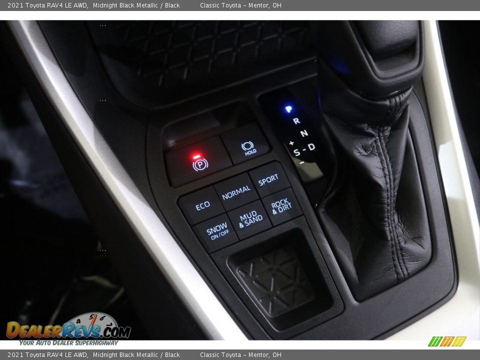 2021 Toyota RAV4 LE AWD Midnight Black Metallic / Black Photo #13