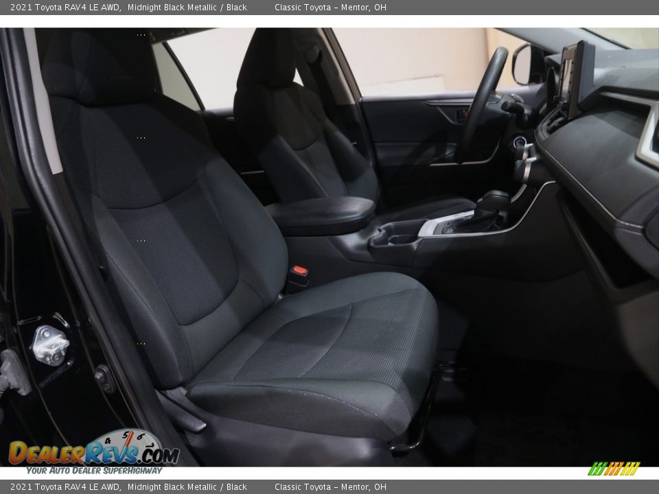 2021 Toyota RAV4 LE AWD Midnight Black Metallic / Black Photo #14