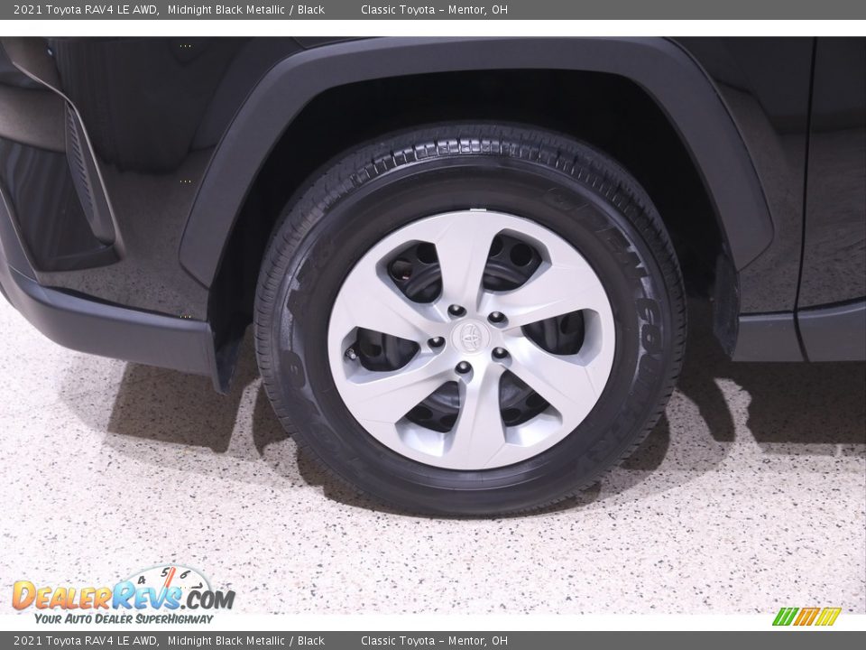 2021 Toyota RAV4 LE AWD Midnight Black Metallic / Black Photo #19