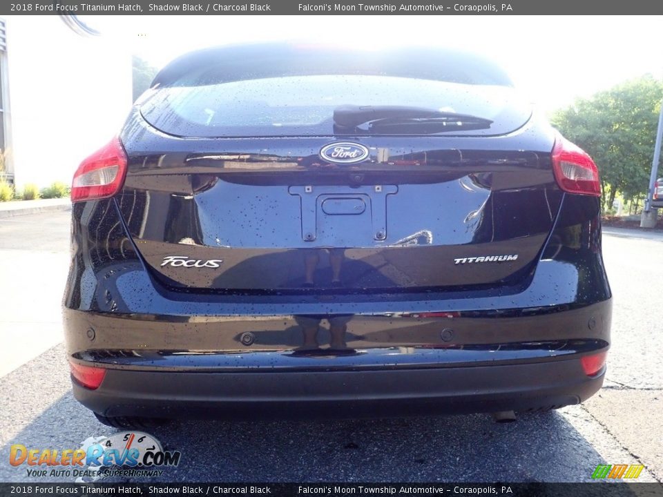 2018 Ford Focus Titanium Hatch Shadow Black / Charcoal Black Photo #3