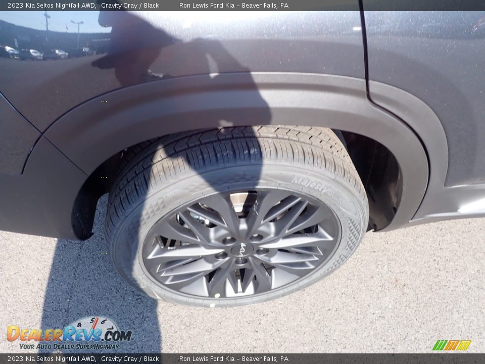 2023 Kia Seltos Nightfall AWD Gravity Gray / Black Photo #9