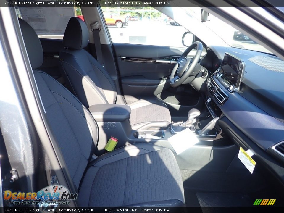 2023 Kia Seltos Nightfall AWD Gravity Gray / Black Photo #11