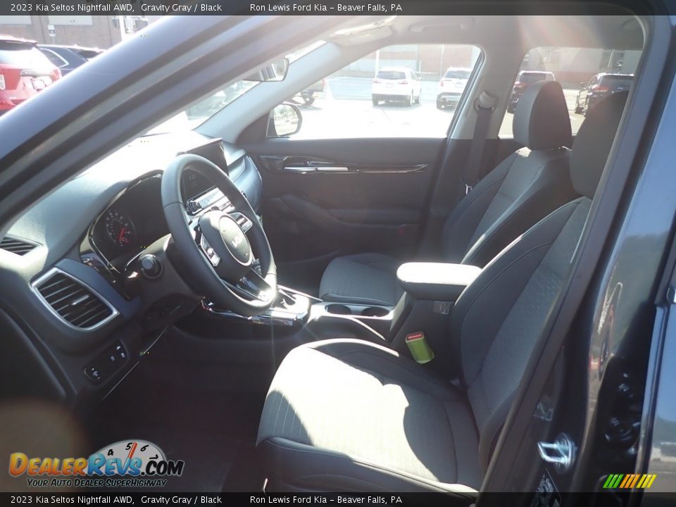 2023 Kia Seltos Nightfall AWD Gravity Gray / Black Photo #14