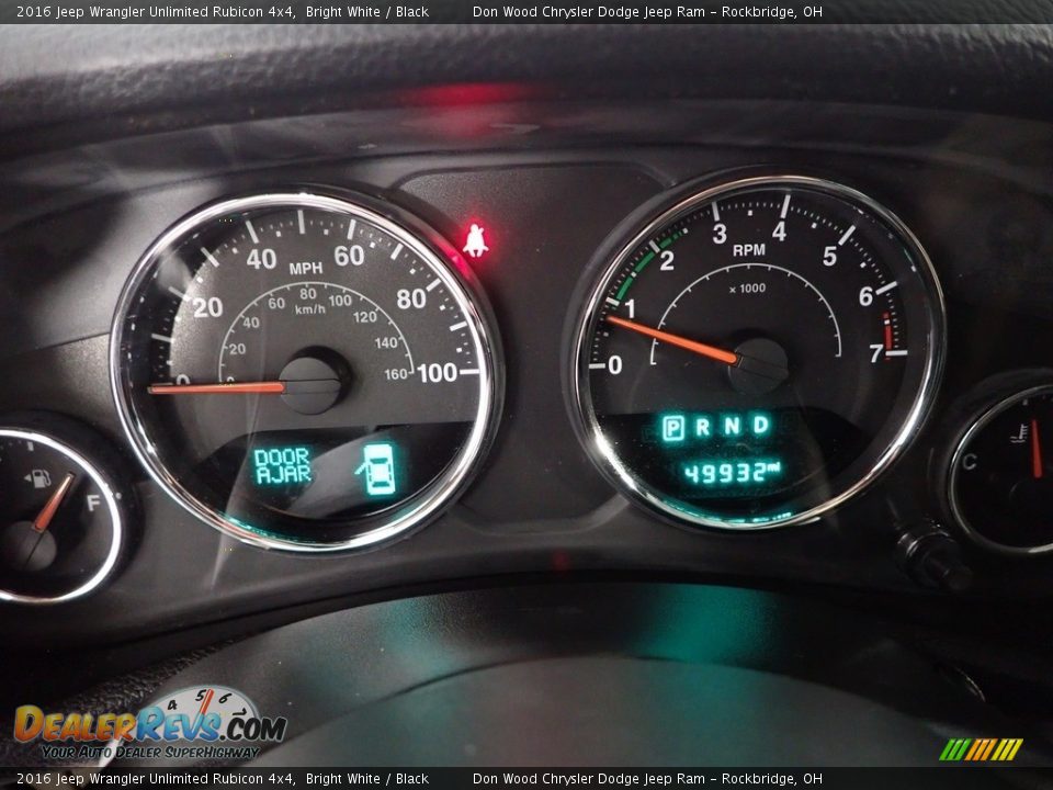 2016 Jeep Wrangler Unlimited Rubicon 4x4 Bright White / Black Photo #17