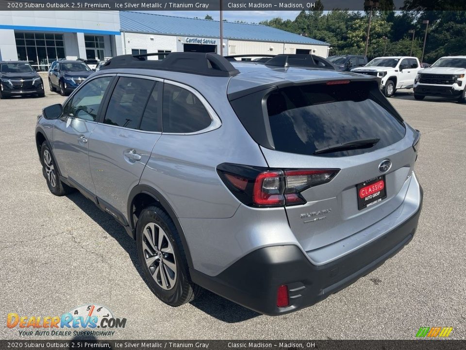 2020 Subaru Outback 2.5i Premium Ice Silver Metallic / Titanium Gray Photo #2