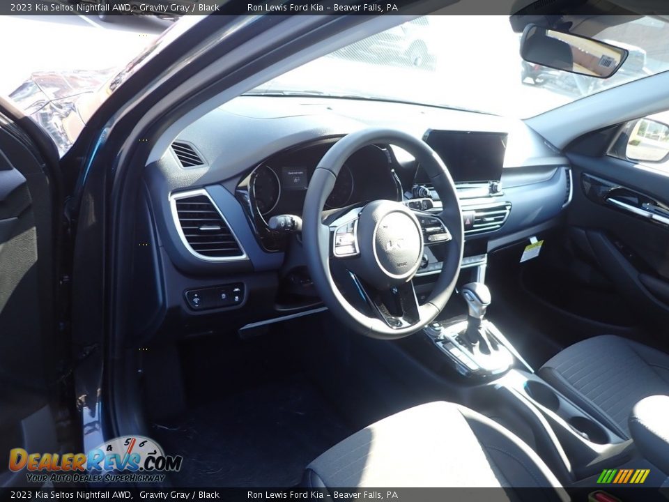 2023 Kia Seltos Nightfall AWD Gravity Gray / Black Photo #19