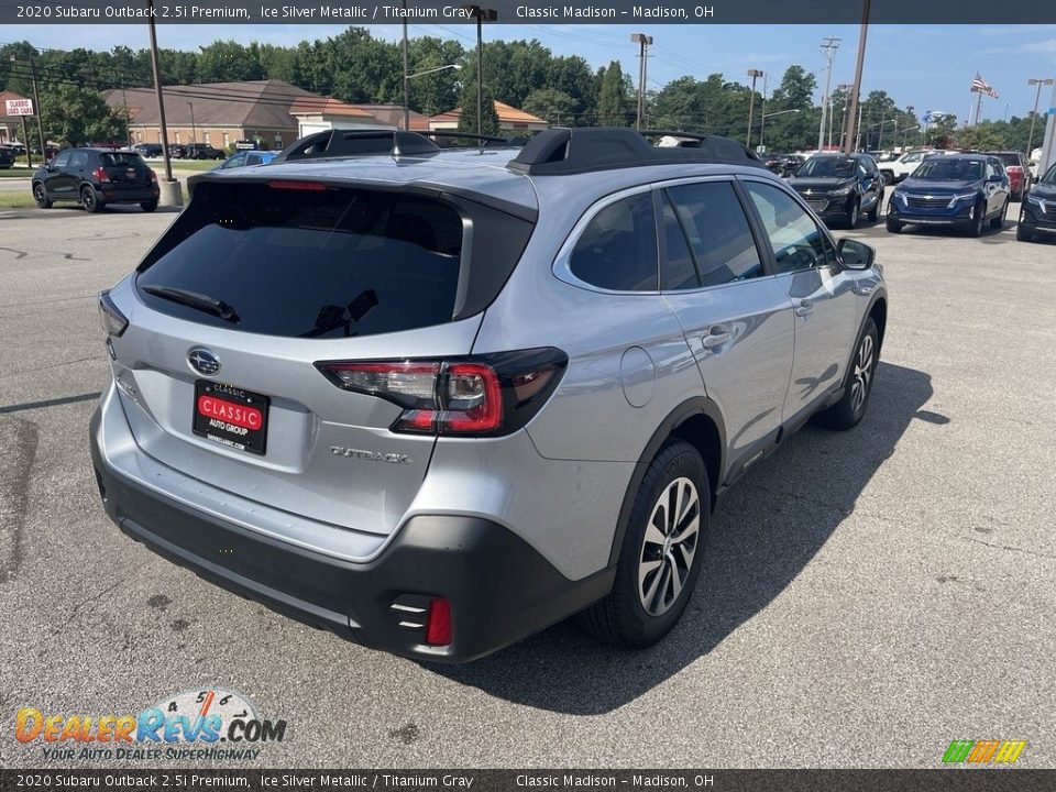 2020 Subaru Outback 2.5i Premium Ice Silver Metallic / Titanium Gray Photo #3