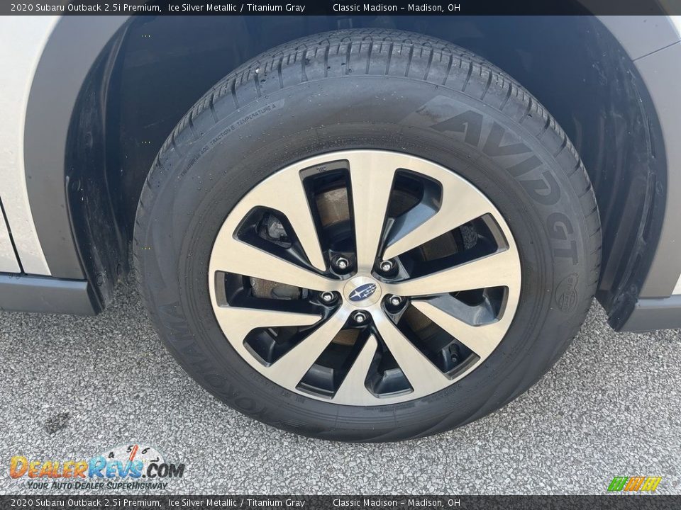 2020 Subaru Outback 2.5i Premium Ice Silver Metallic / Titanium Gray Photo #5