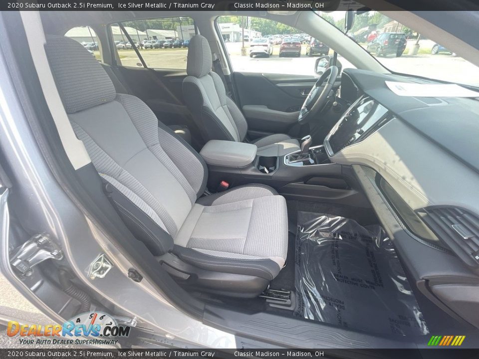 2020 Subaru Outback 2.5i Premium Ice Silver Metallic / Titanium Gray Photo #19