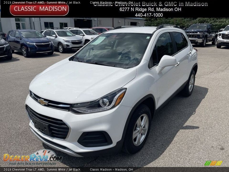 2019 Chevrolet Trax LT AWD Summit White / Jet Black Photo #1