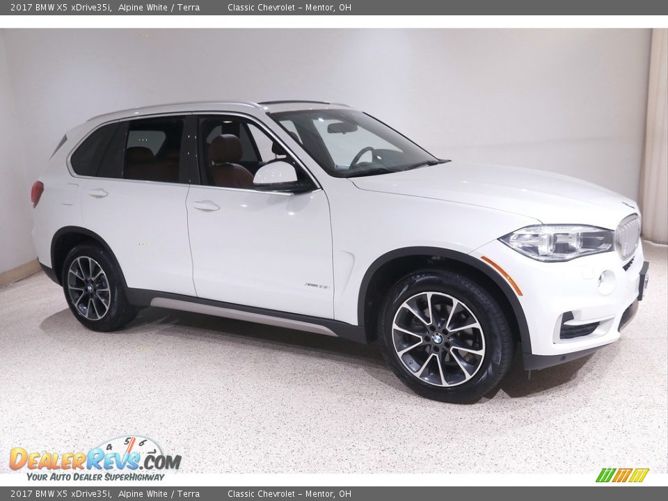 2017 BMW X5 xDrive35i Alpine White / Terra Photo #1