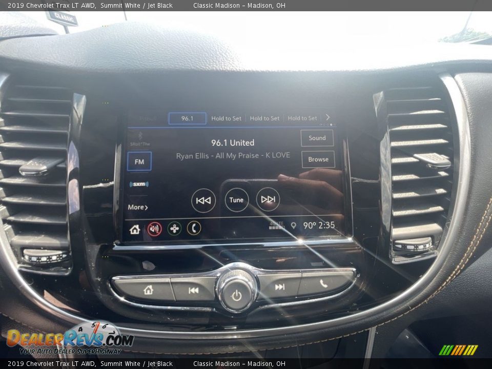 2019 Chevrolet Trax LT AWD Summit White / Jet Black Photo #11