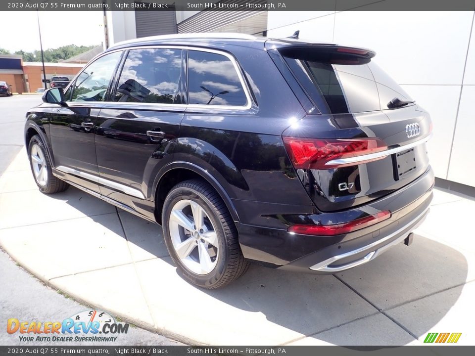 2020 Audi Q7 55 Premium quattro Night Black / Black Photo #3