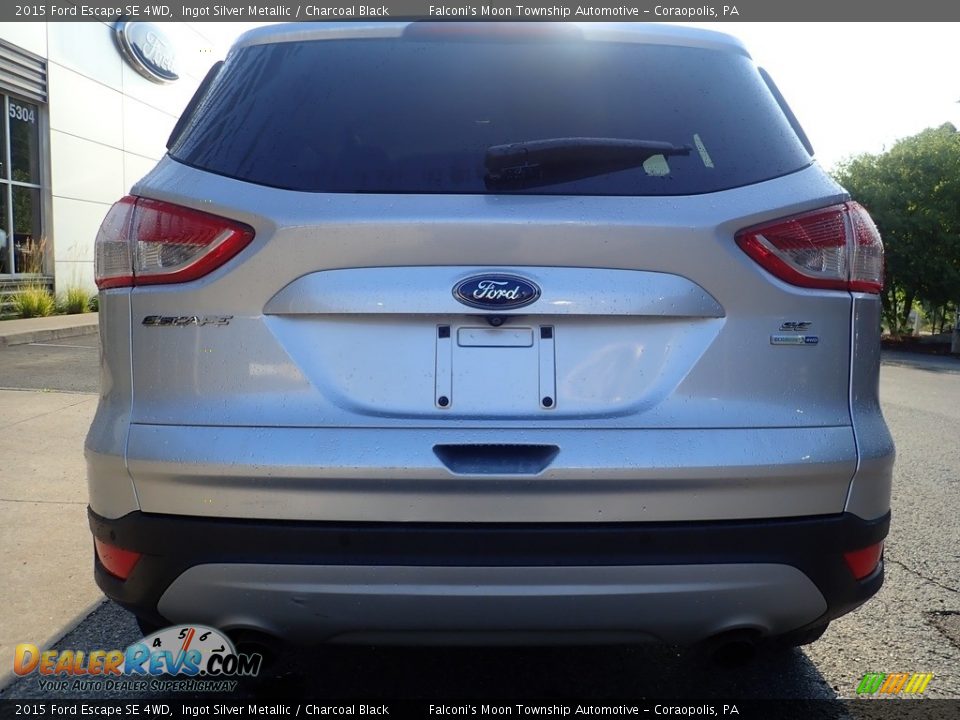 2015 Ford Escape SE 4WD Ingot Silver Metallic / Charcoal Black Photo #3