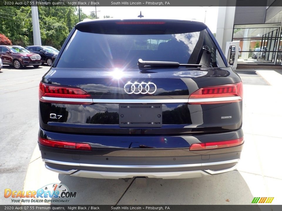 2020 Audi Q7 55 Premium quattro Night Black / Black Photo #4