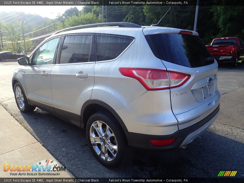 2015 Ford Escape SE 4WD Ingot Silver Metallic / Charcoal Black Photo #5