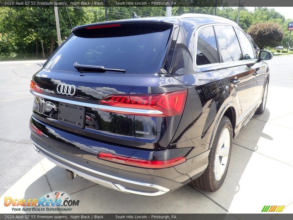 2020 Audi Q7 55 Premium quattro Night Black / Black Photo #6