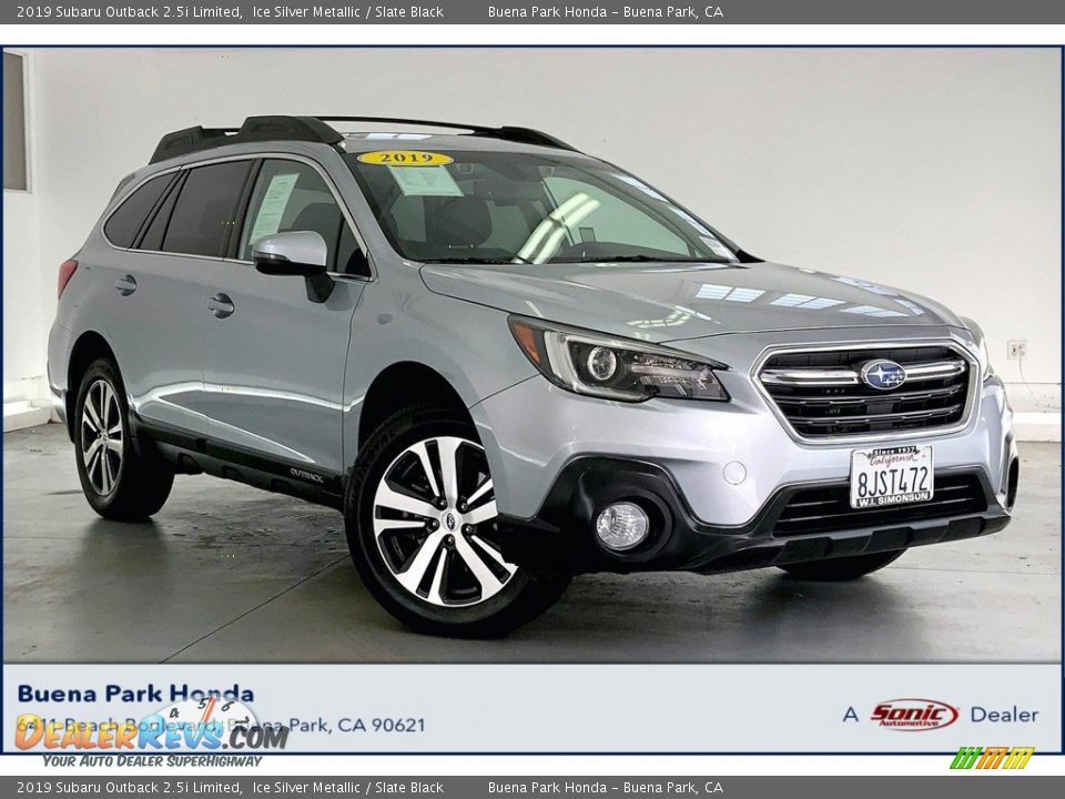 2019 Subaru Outback 2.5i Limited Ice Silver Metallic / Slate Black Photo #1