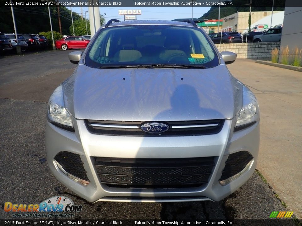 2015 Ford Escape SE 4WD Ingot Silver Metallic / Charcoal Black Photo #8