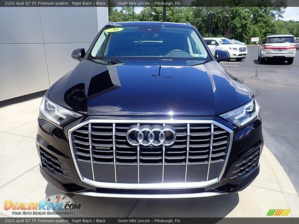 2020 Audi Q7 55 Premium quattro Night Black / Black Photo #9