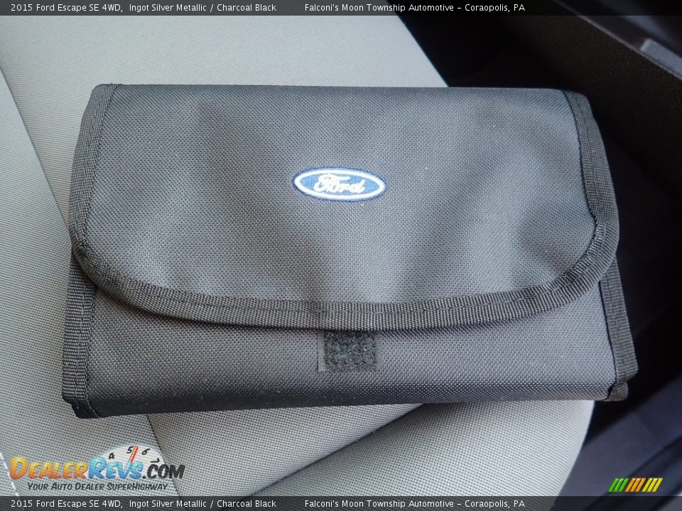 2015 Ford Escape SE 4WD Ingot Silver Metallic / Charcoal Black Photo #14