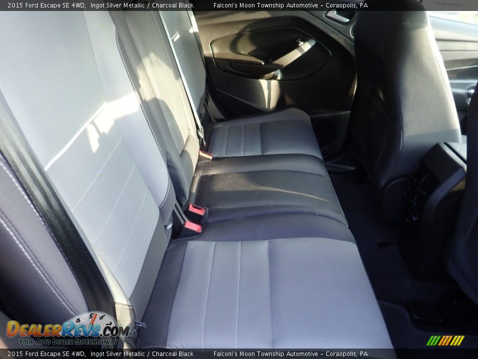 2015 Ford Escape SE 4WD Ingot Silver Metallic / Charcoal Black Photo #16