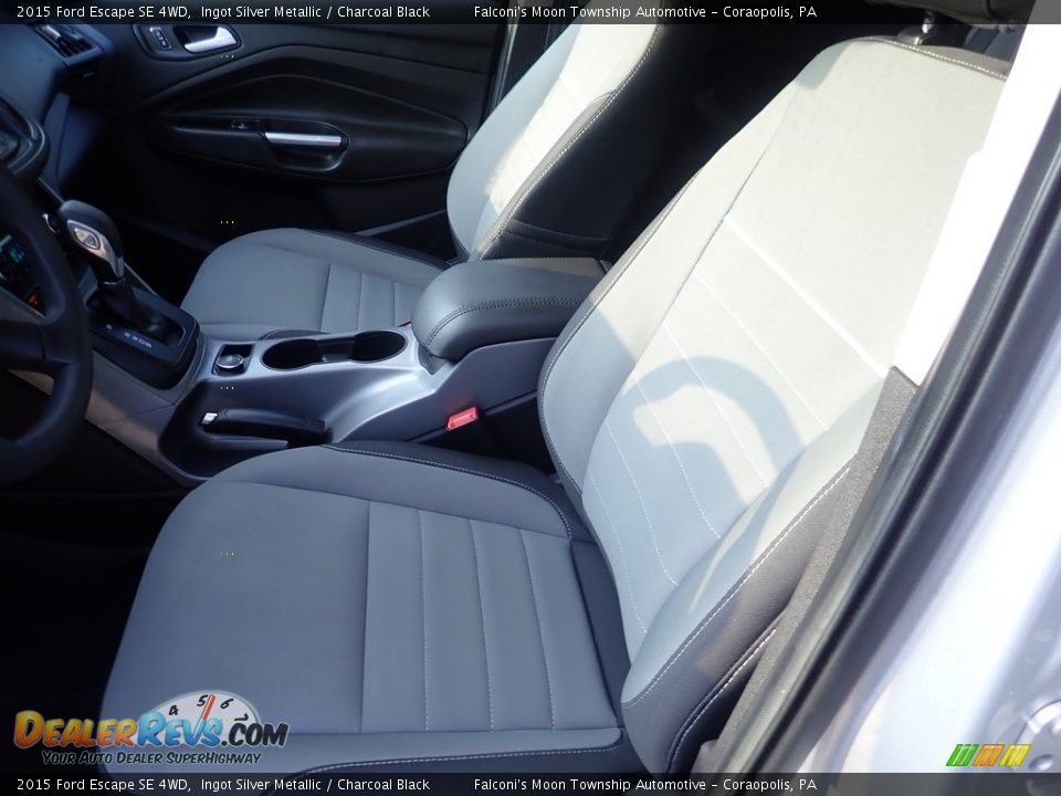 2015 Ford Escape SE 4WD Ingot Silver Metallic / Charcoal Black Photo #18