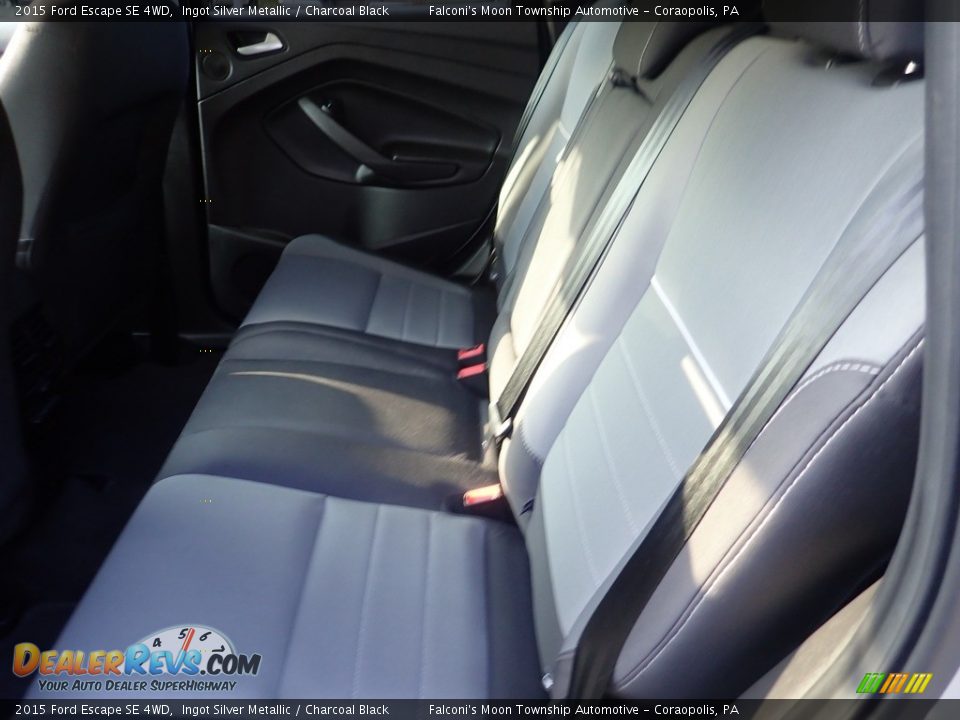 2015 Ford Escape SE 4WD Ingot Silver Metallic / Charcoal Black Photo #19