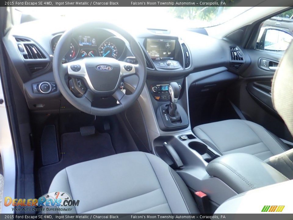 2015 Ford Escape SE 4WD Ingot Silver Metallic / Charcoal Black Photo #20