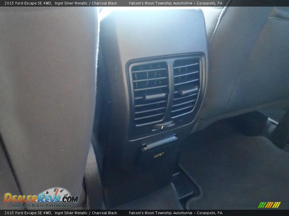 2015 Ford Escape SE 4WD Ingot Silver Metallic / Charcoal Black Photo #21