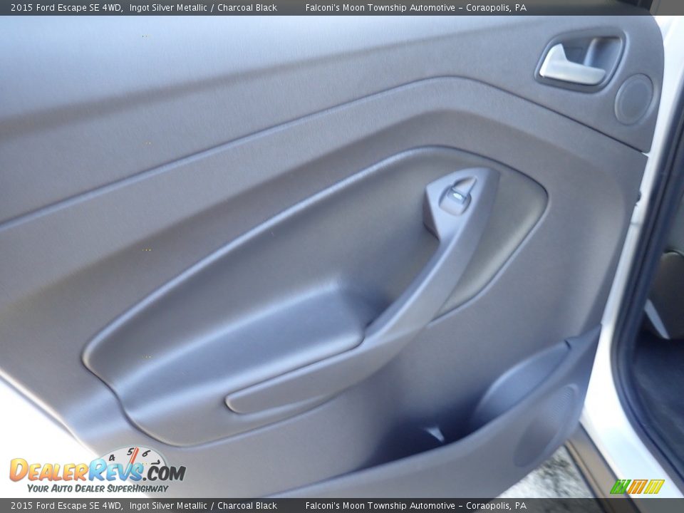2015 Ford Escape SE 4WD Ingot Silver Metallic / Charcoal Black Photo #22