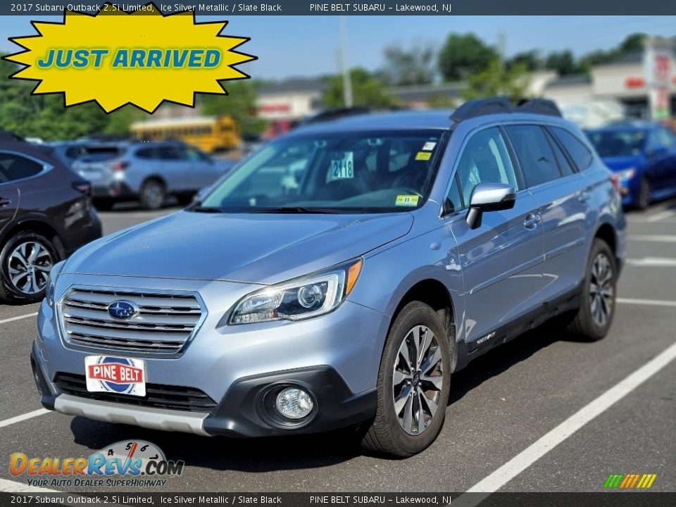 2017 Subaru Outback 2.5i Limited Ice Silver Metallic / Slate Black Photo #1