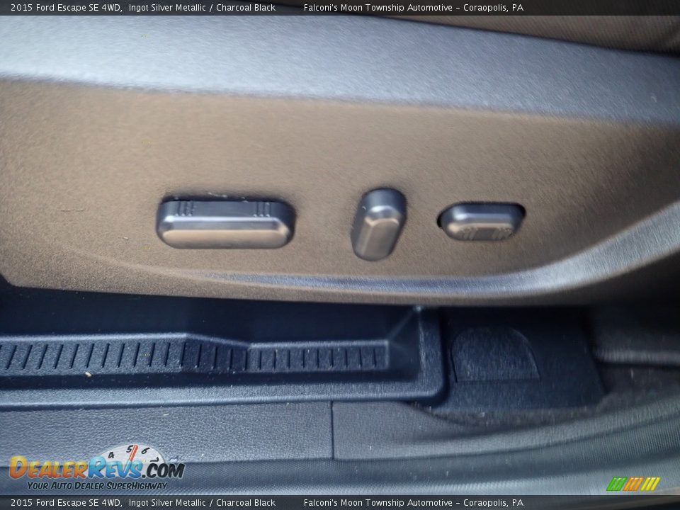 2015 Ford Escape SE 4WD Ingot Silver Metallic / Charcoal Black Photo #24