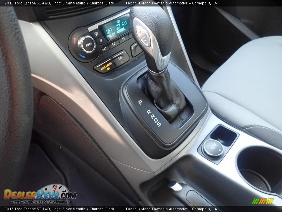 2015 Ford Escape SE 4WD Ingot Silver Metallic / Charcoal Black Photo #25