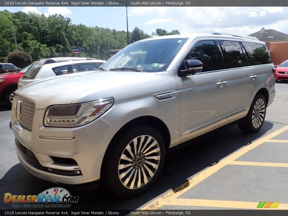 2018 Lincoln Navigator Reserve 4x4 Ingot Silver Metallic / Ebony Photo #1