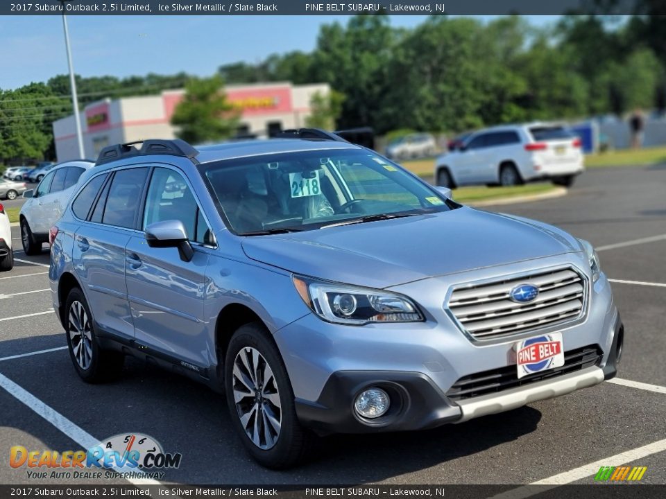 2017 Subaru Outback 2.5i Limited Ice Silver Metallic / Slate Black Photo #3