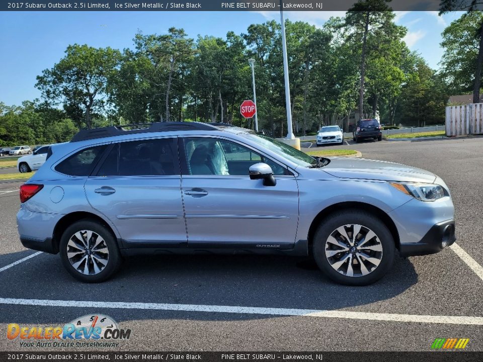 2017 Subaru Outback 2.5i Limited Ice Silver Metallic / Slate Black Photo #4