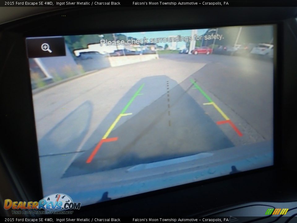 2015 Ford Escape SE 4WD Ingot Silver Metallic / Charcoal Black Photo #29