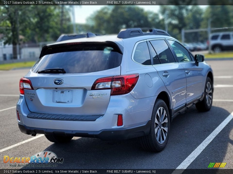 2017 Subaru Outback 2.5i Limited Ice Silver Metallic / Slate Black Photo #6